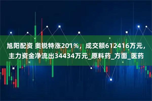 旭阳配资 奥锐特涨201%，成交额612416万元，主力资金净流出34434万元_原料药_方面_医药